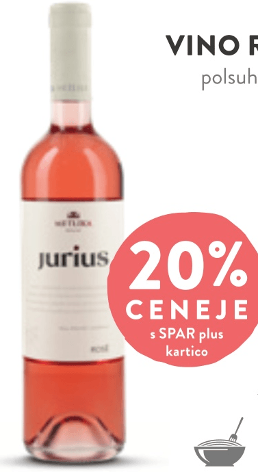 VINO ROSE JURIUS 0,75 l