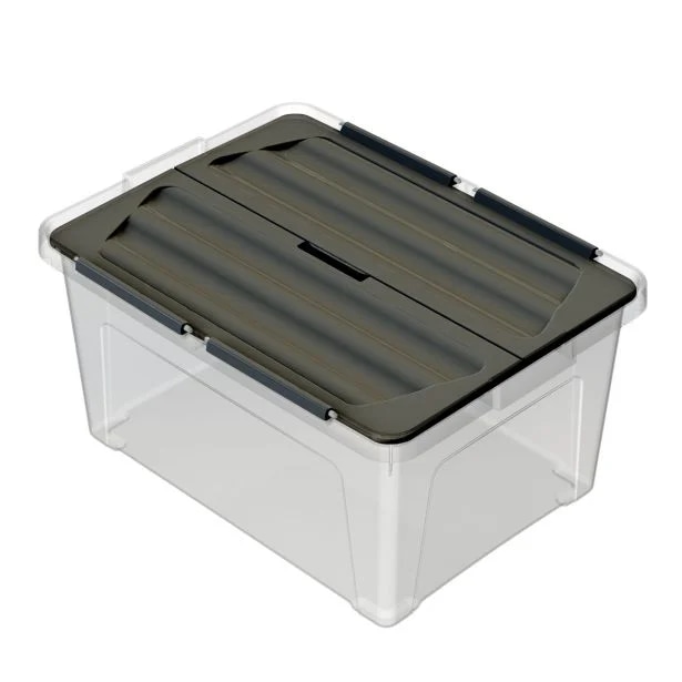 3-delni set zabojev za shranjevanje Simpex 1 x 30 l, 1 x 15 l in 1 x 5 l