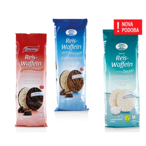 Happy Harvest Riževi vaflji 150 g