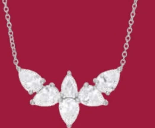 Ogrlica s cirkonijevimi oksidi - Akcija v trgovini E.Leclerc