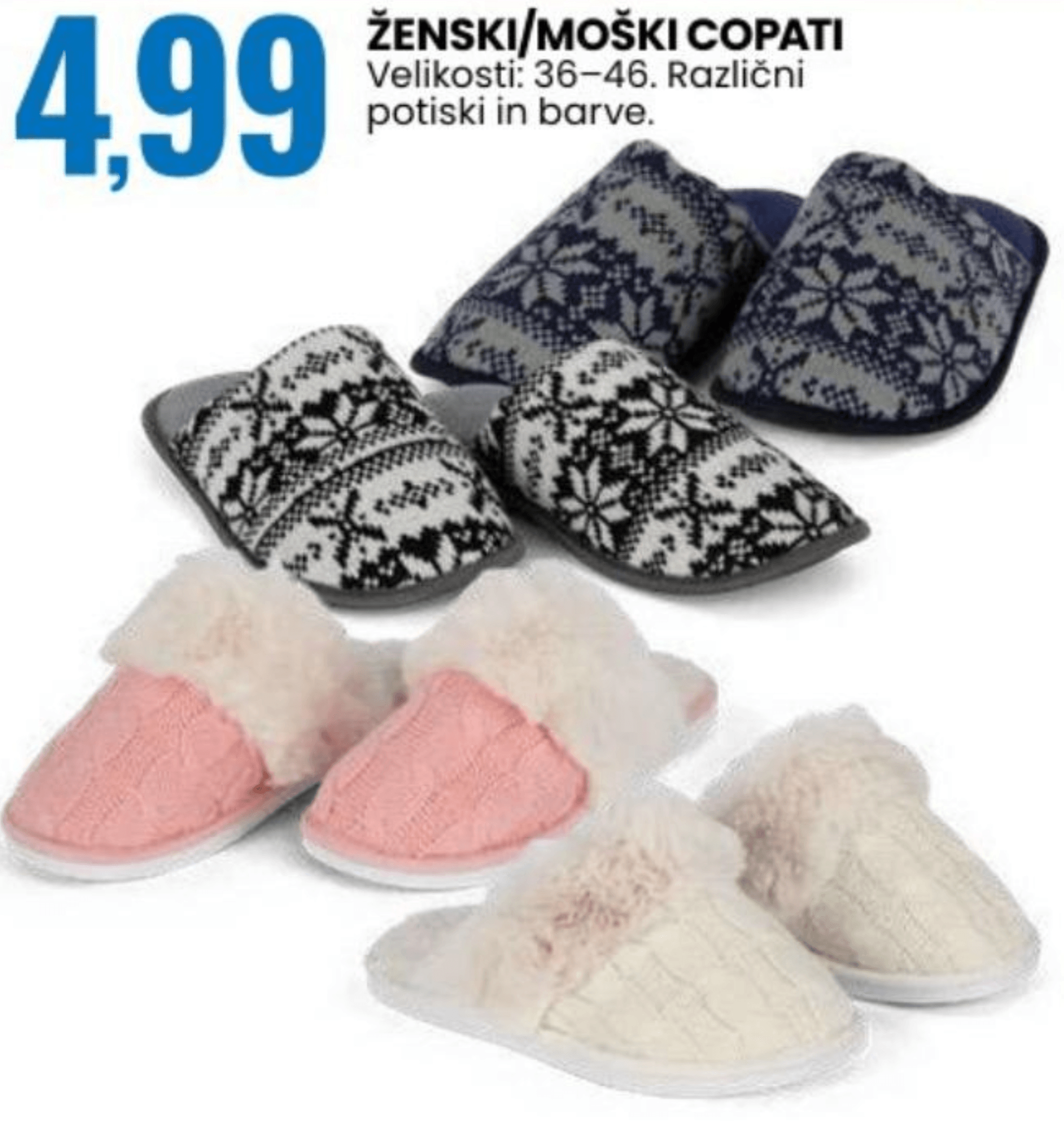 Ženski/Moški copati