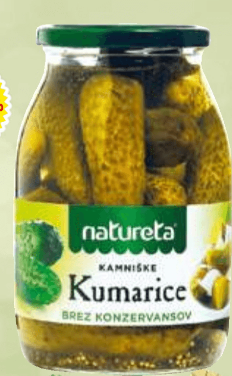 Kamniške kumarice Natureta 1 kg