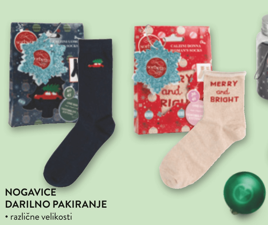 Nogavice darilno pakiranje