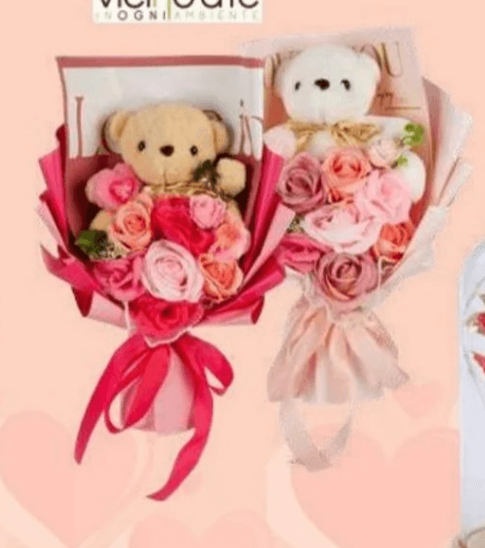 Umetni šopek z medvedkom - Akcija v trgovini Eurospin