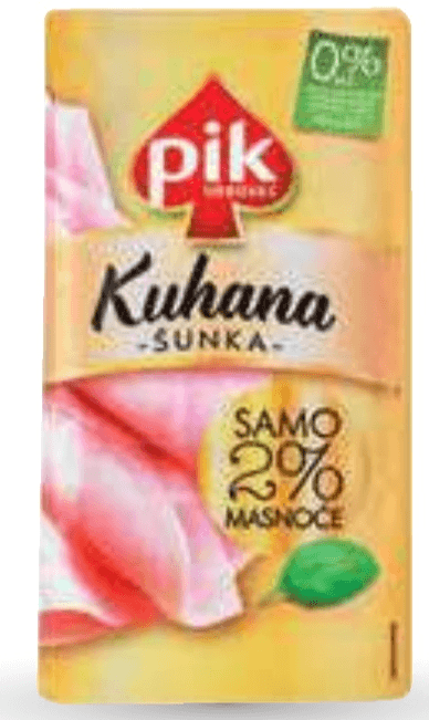 Narezek kuhana šunka Pik 125 g