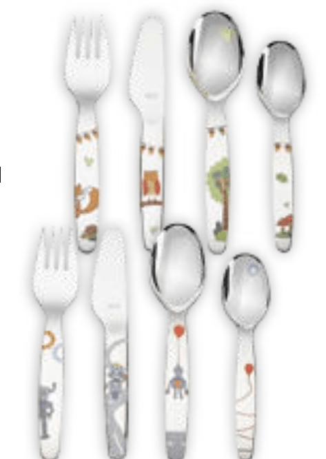 RÖSLE OTROŠKI JEDILNI PRIBOR 4-DELNI