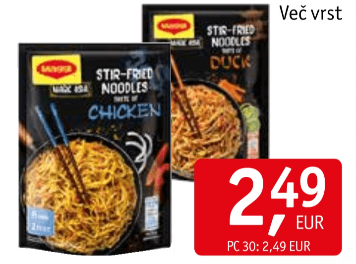 PRAŽENI REZANCI MAGGI Maggi