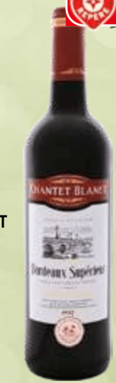 CHANTET BLANET BORDEAUX SUPÉRIEUR 0,75 l