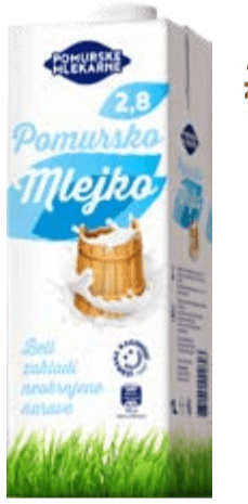 Pomursko Mlejko 1 l