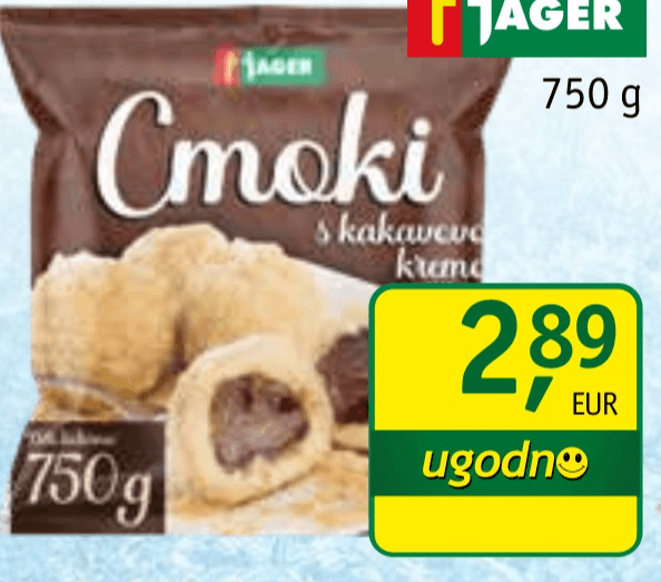 Cmoki s čokolado Jager 750 g