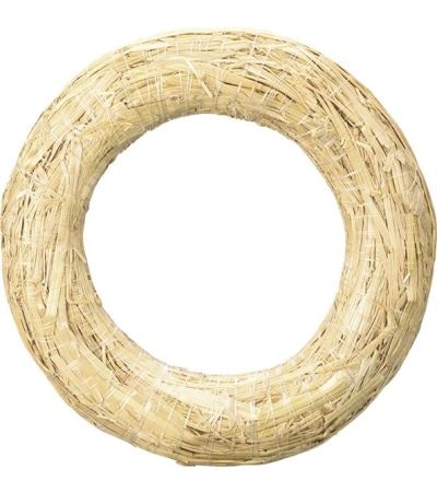 Slamnati obroči za adventne venčke