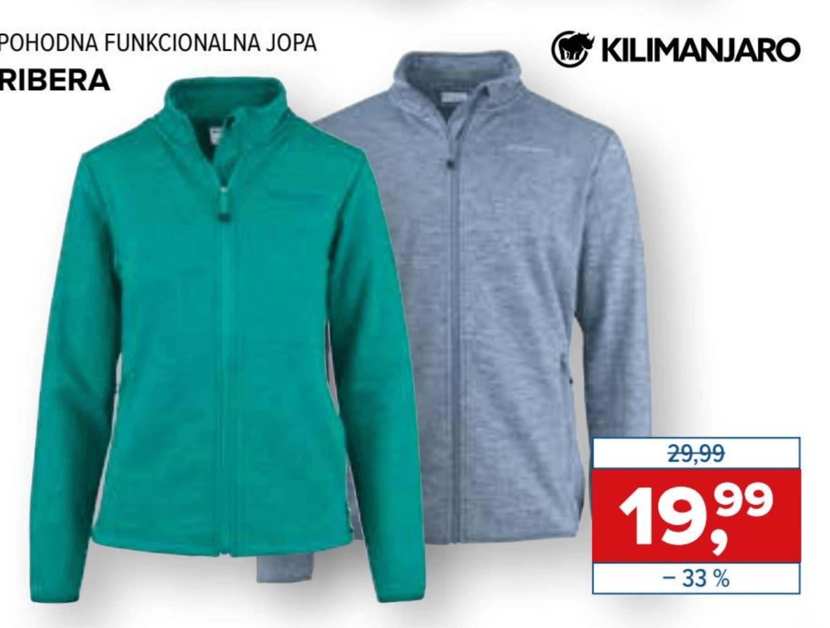 Kilimanjaro Pohodna funkcionalna jopa Ribera