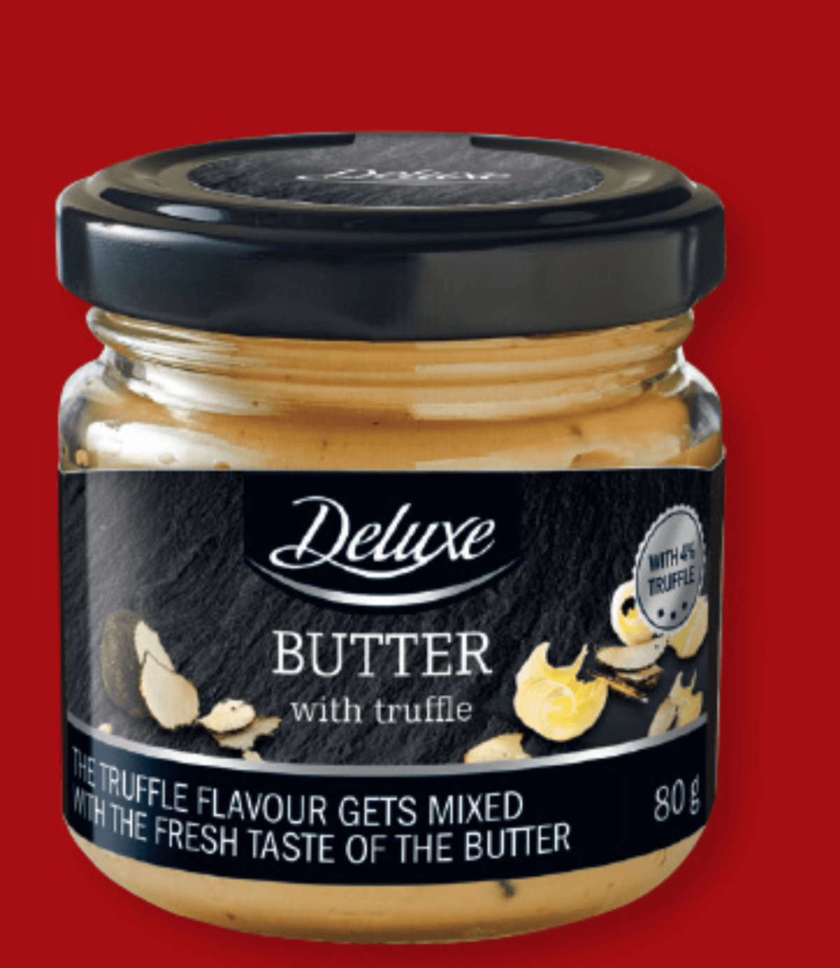 Deluxe Maslo s tartufi 80 g - Akcija v trgovini Lidl