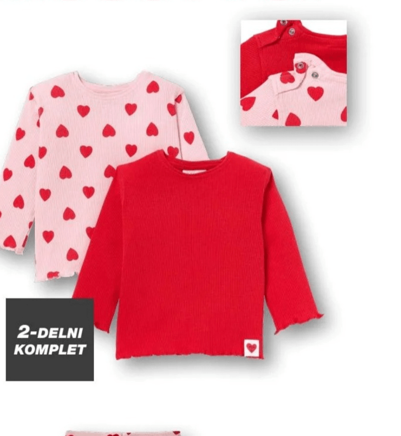 Majica dolg rokav - Akcija v trgovini Kik