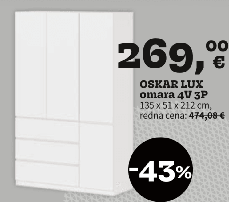 OSKAR LUX omara 4V 3P