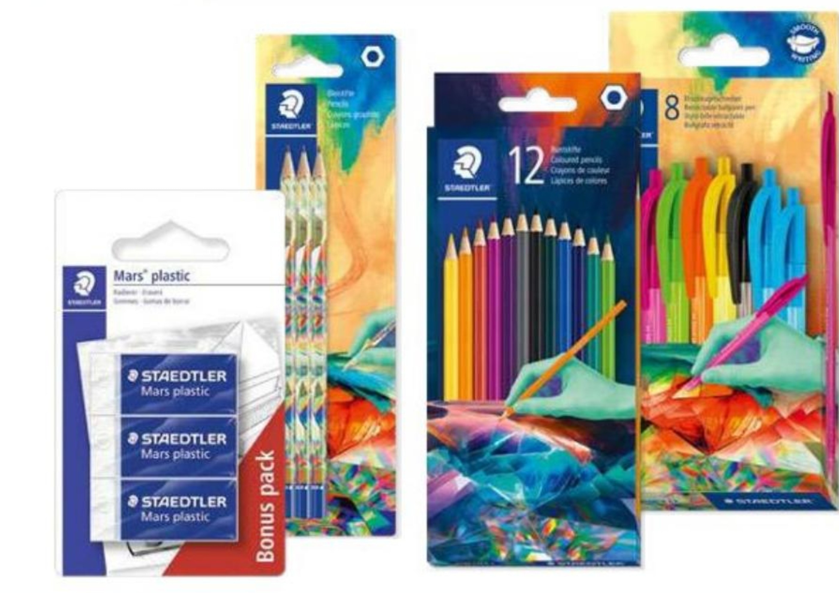 Komplet Staedtler pisarniških in šolskih pripomočkov