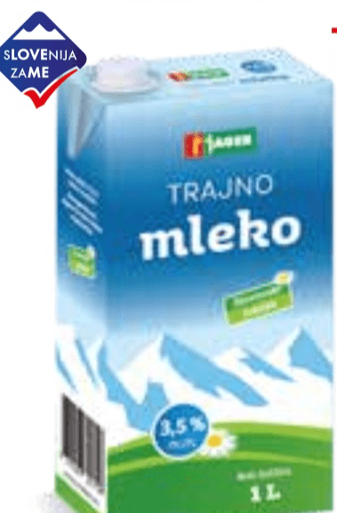 Trajno mleko Jager 1 L - Akcija v trgovini Jager