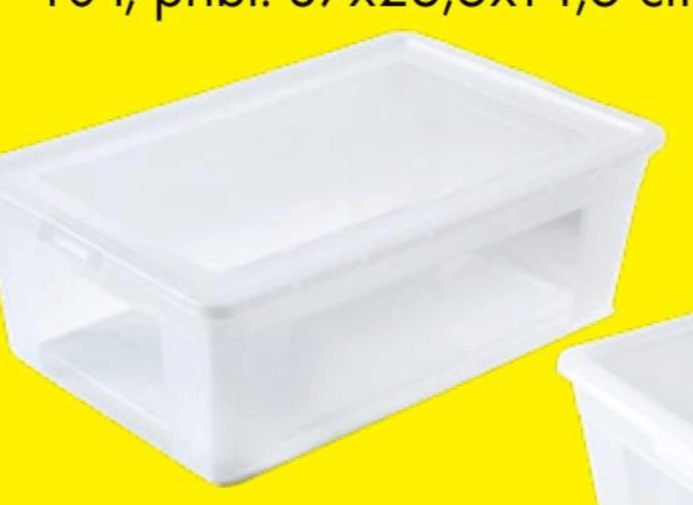 Škatla za shranjevanje 10 l - Akcija v trgovini Tedi