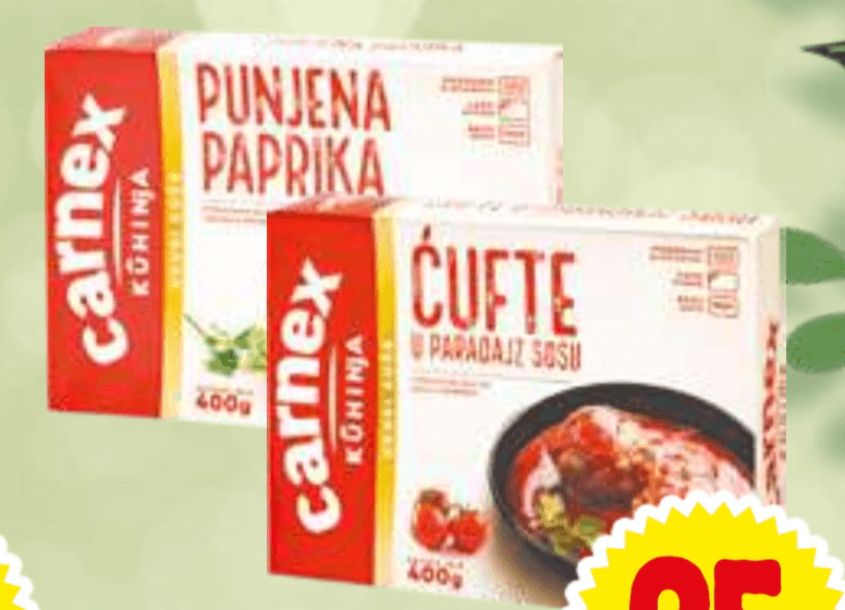 Carnex Polnjena paprika 400 g Carnex