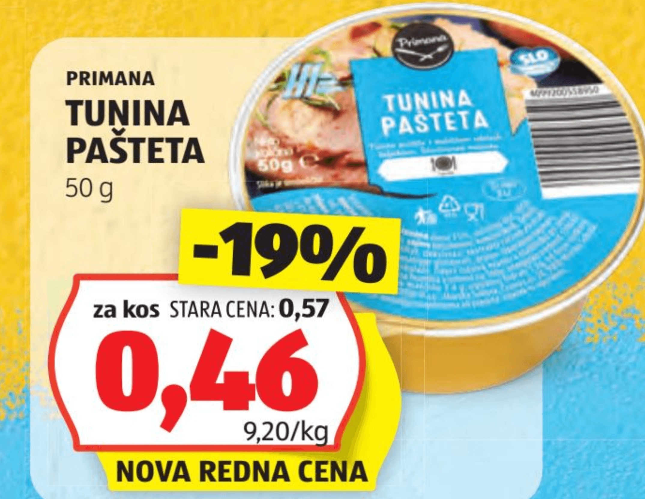 Tunina pašteta 50 g Primana