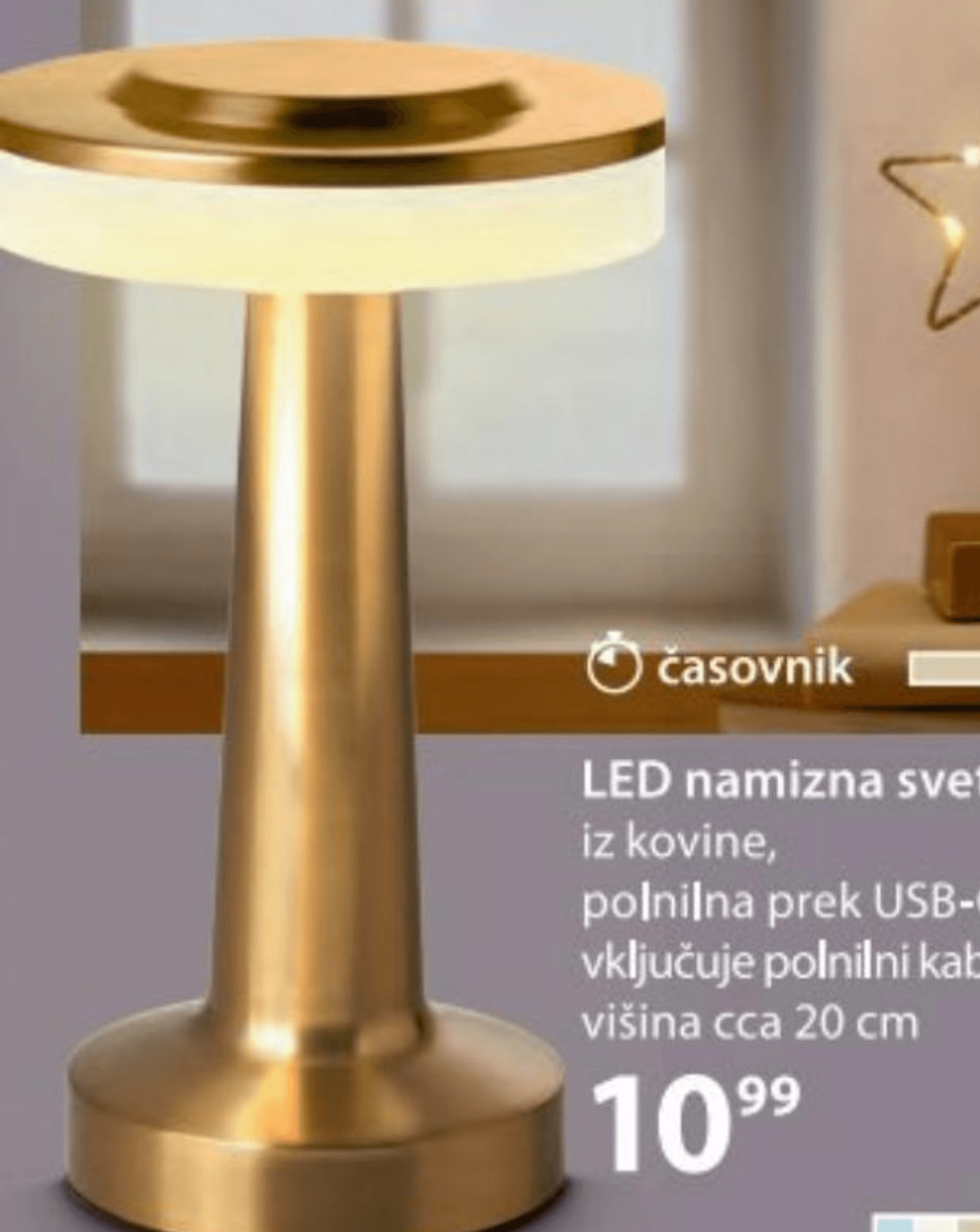 LED namizna svetilka