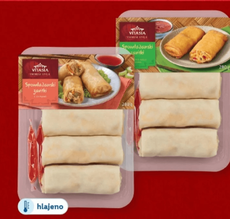 VITASIA Sveži spomladanski zavitki 280 g - Akcija v trgovini Lidl