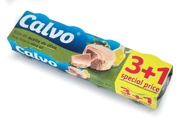 Calvo Tuna v oljčnem olju 4 x 65 g