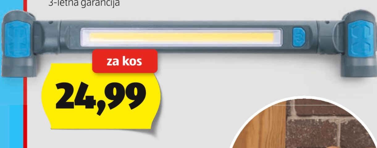Workzone Delovna svetilka s senzorjem gibanja