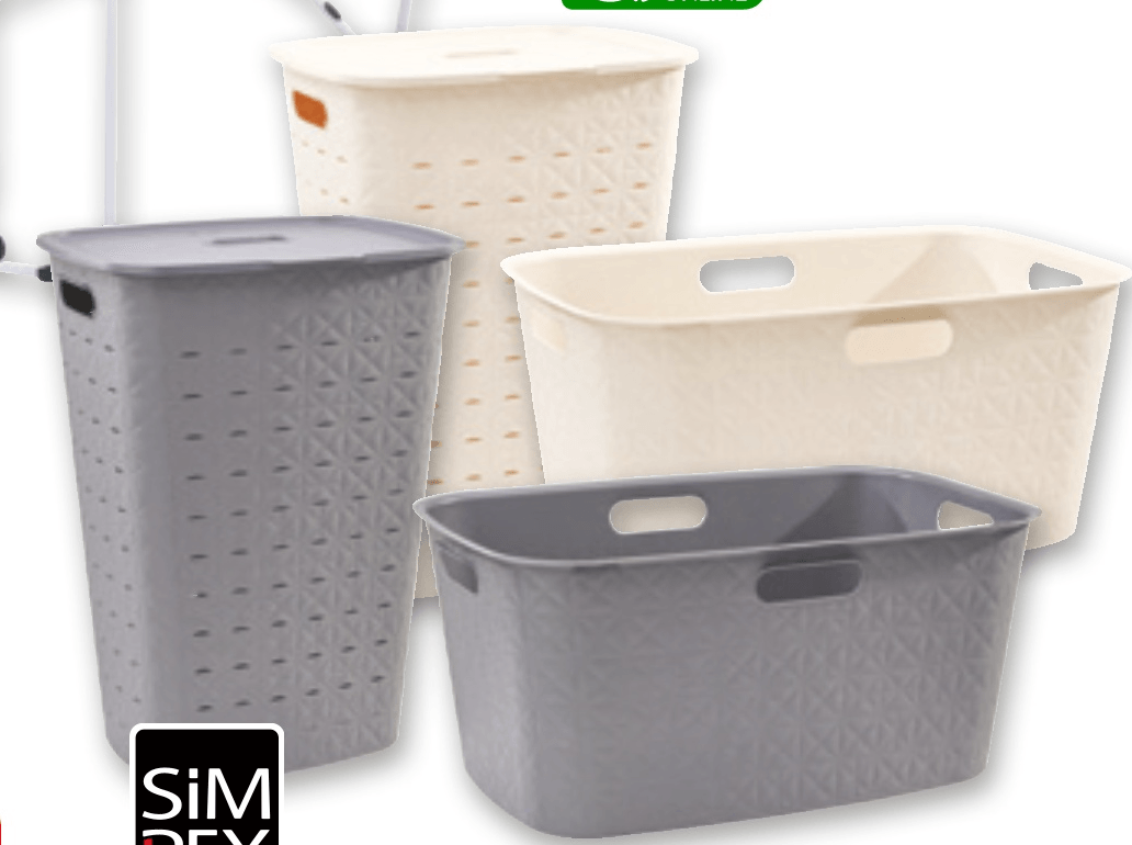 Košara za perilo z ročaji 30 l - Akcija v trgovini Spar