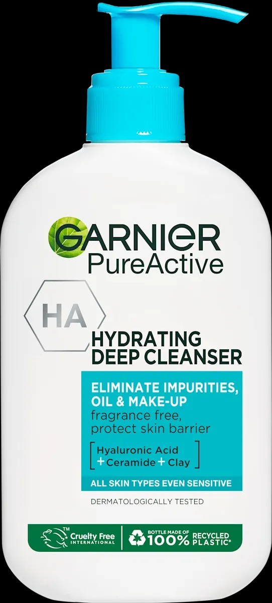 Garnier PureActive vlažilni čistilni gel za obraz 250 ml - Akcija v trgovini Dm