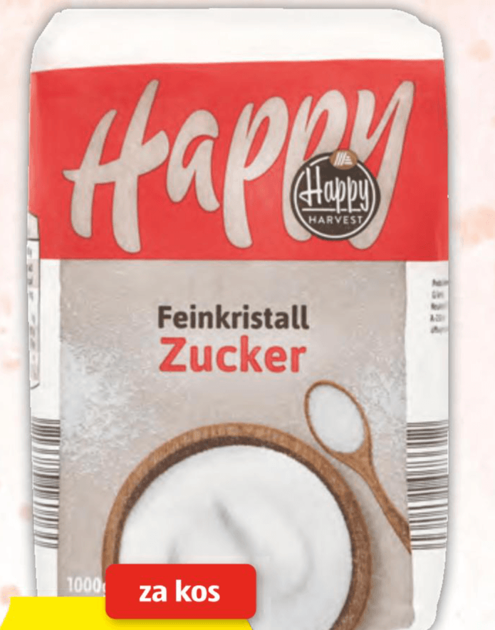 Happy Harvest Kristalni Sladkor 1 kg - Akcija v trgovini Hofer