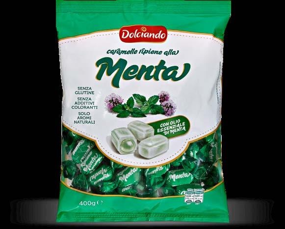 Polnjeni mentol bonboni 400 g