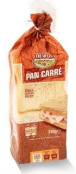 Kruh za toast, rezan Tre Mulini 330 g TRE MULINI