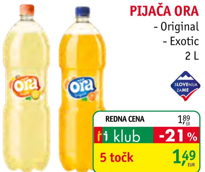 Pijača Ora 2 L