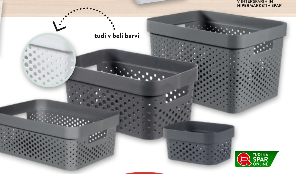 Škatla za shranjevanje Curver 16 x 12 x 8 cm - Akcija v trgovini Spar