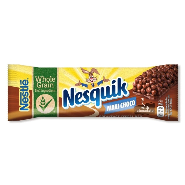Nestle Rezine Fitness 23,5 g; Nesquik maxi 25 g