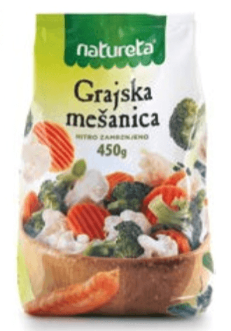 Grajska mešanica zelenjave Natureta 450 g