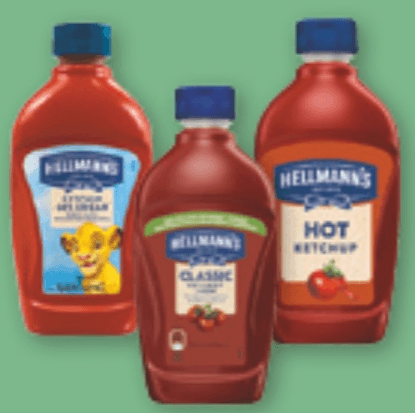 Ketchup Hellmann's 460 g, 470 g, 485 g