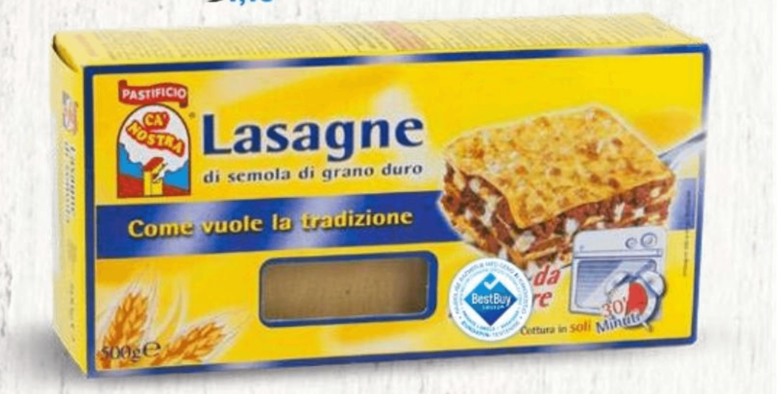 Testenine za lazanjo Pastificio Nostra 500 g