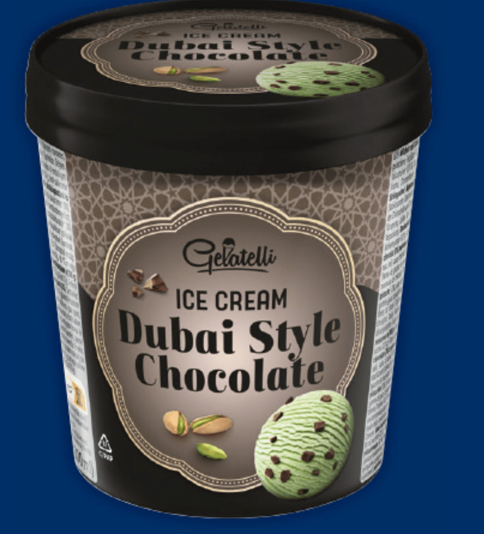 GELATELLI Sladoled na dubajski naÄin 500 ml - Akcija v trgovini Lidl