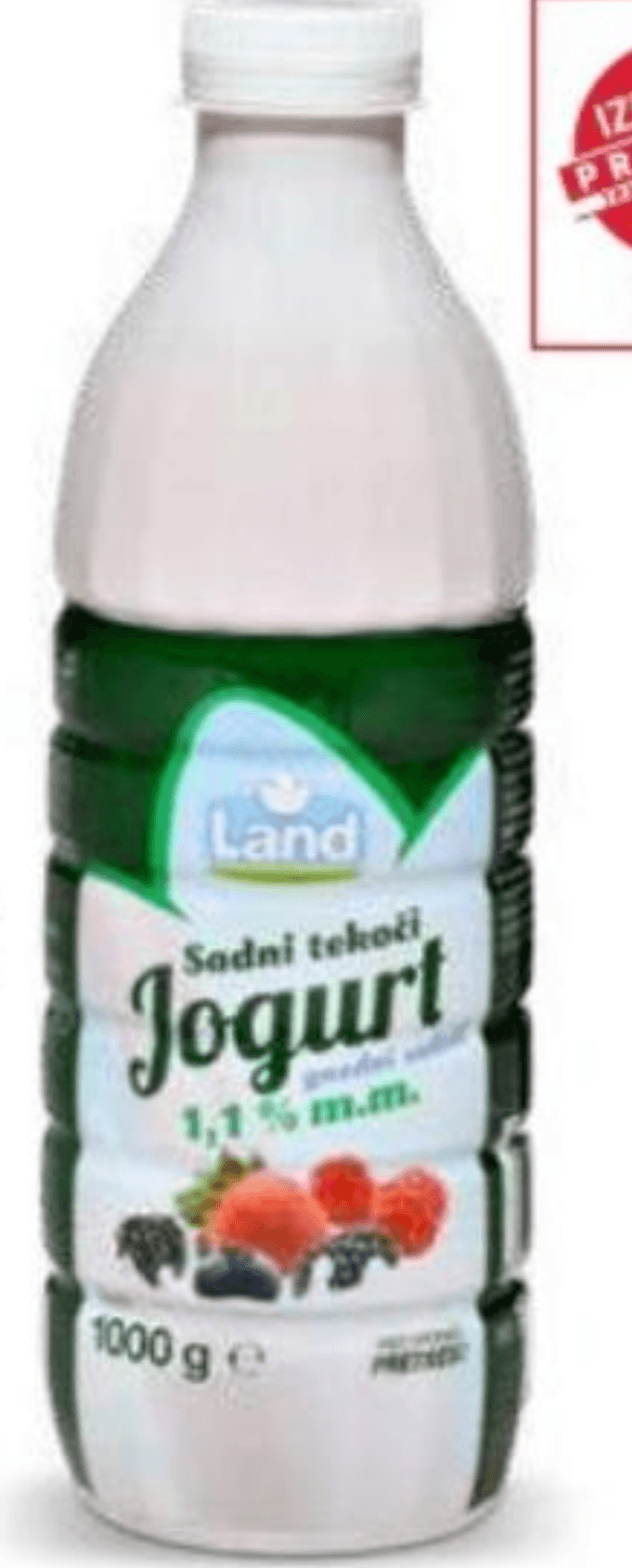 Land Tekoči jogurt 1 kg - Akcija v trgovini Eurospin