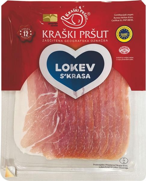 Pršutarna Lokev Lokavski pršut 100 g Pršutarna Lokev