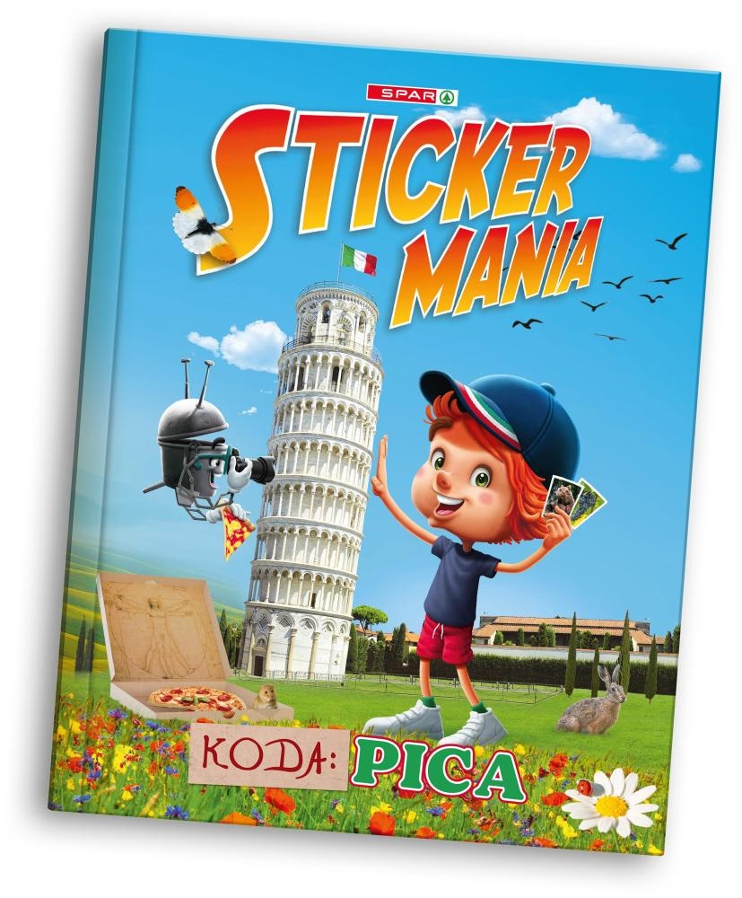 Sticker Mania album SPAR - Akcija v trgovini Spar