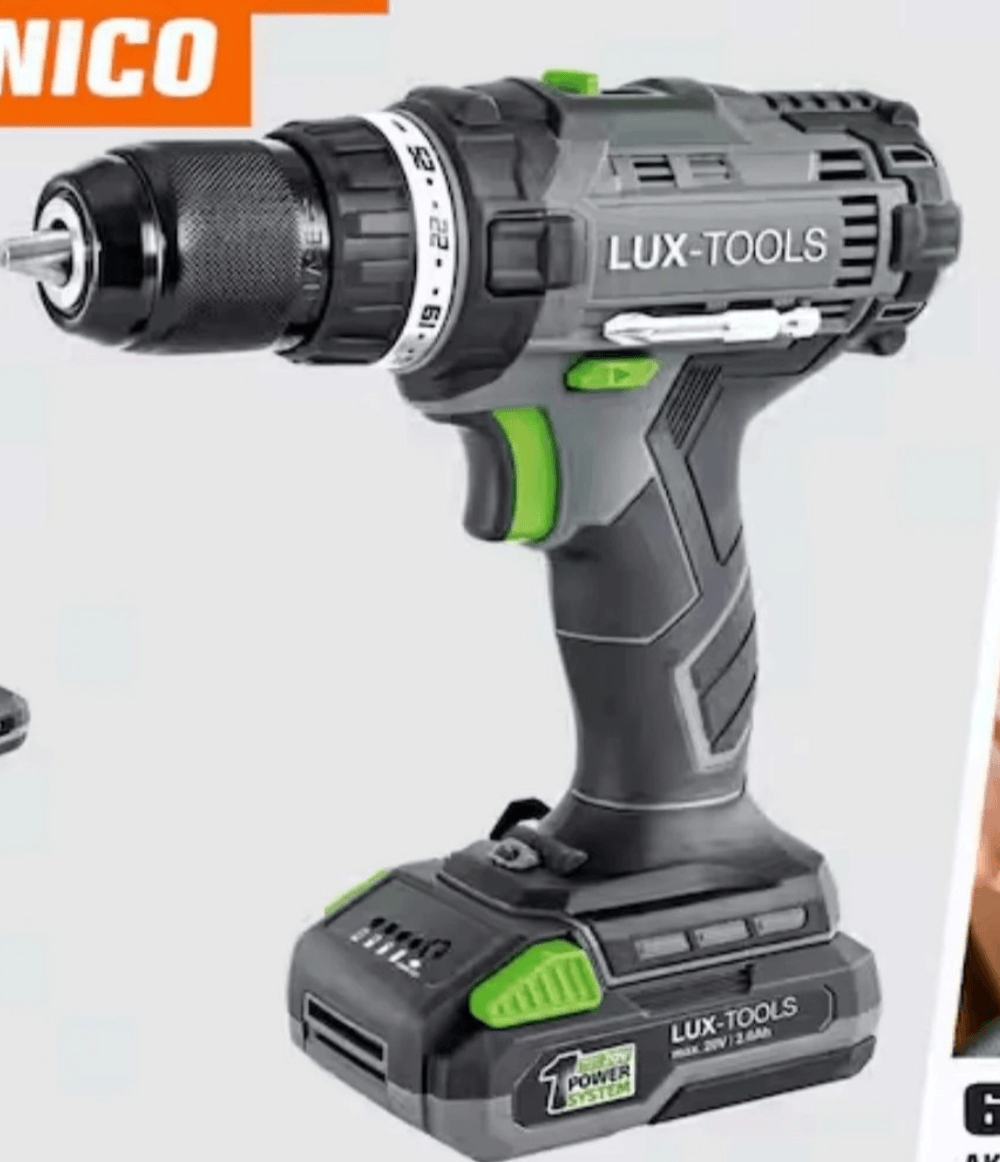 Akumulatorski vijačnik Lux-Tools - Akcija v trgovini Obi