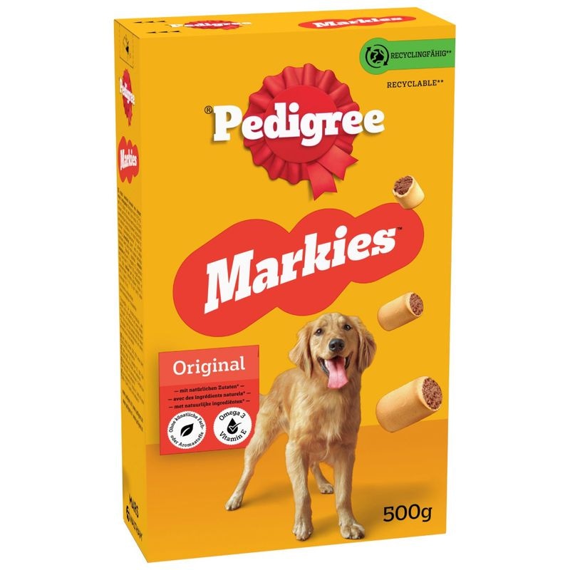 Pedigree prigrizki za pse Markies Original, 500 g, Biscrok Original 400 g, Biscrok Multi Mix, 500 g Pedigree