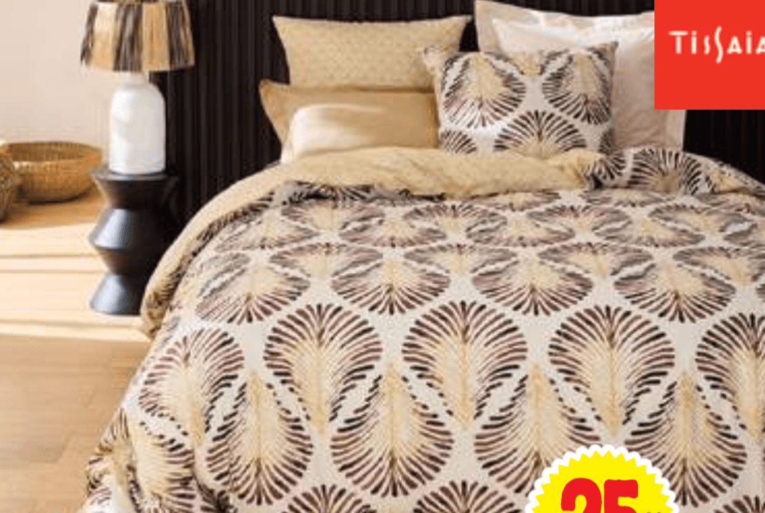 Posteljni komplet "Berbere" 200 x 200 + 2x 63 x 63 cm