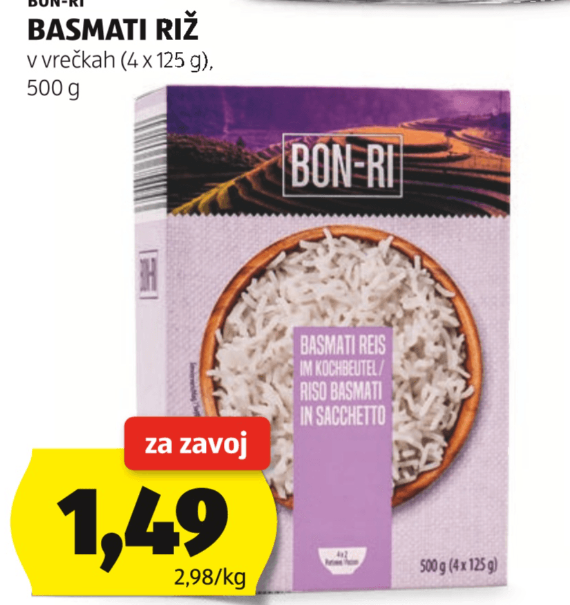 Bon-Ri Basmati riž 500 g