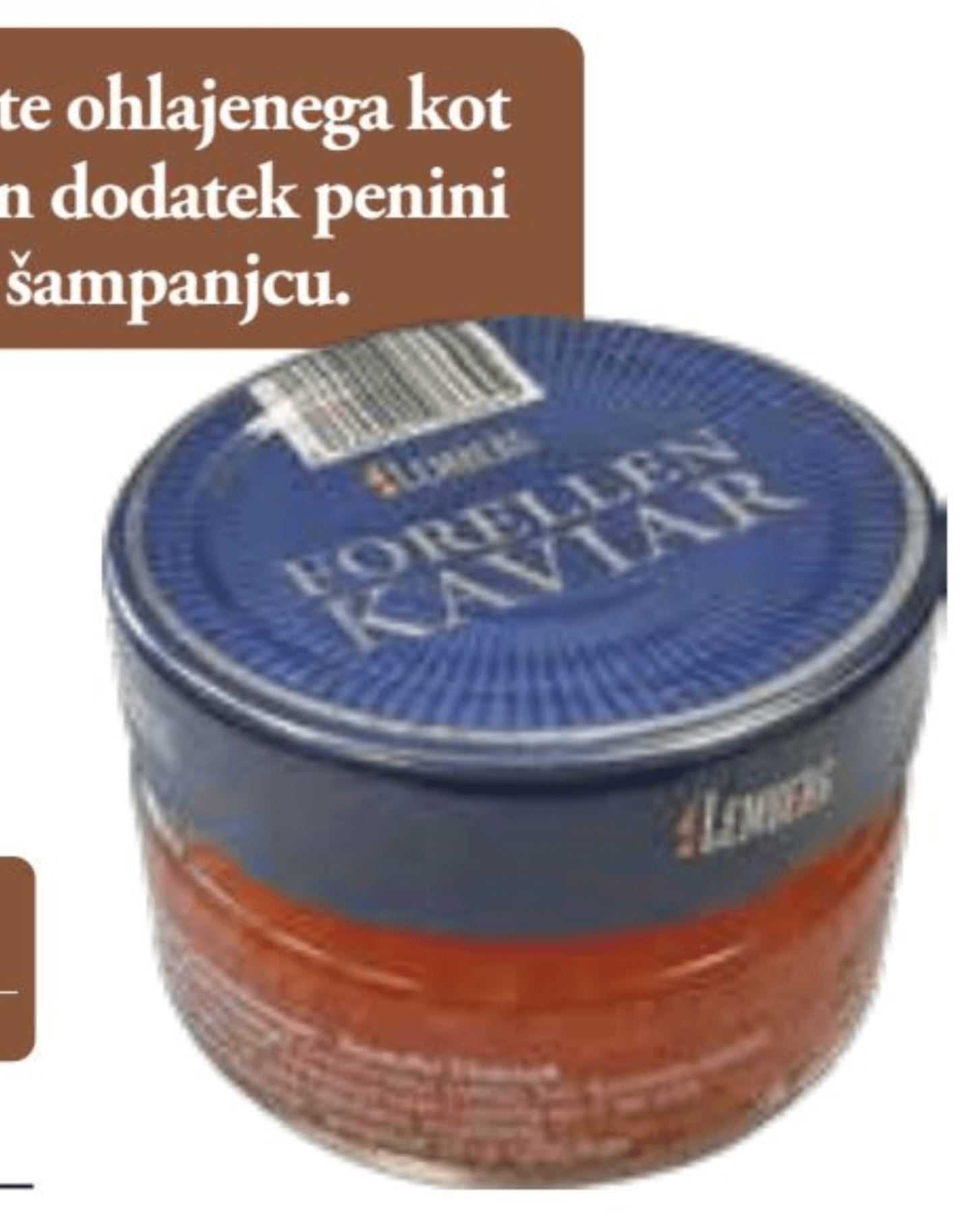 Postrvin kaviar Lemberg 50 g