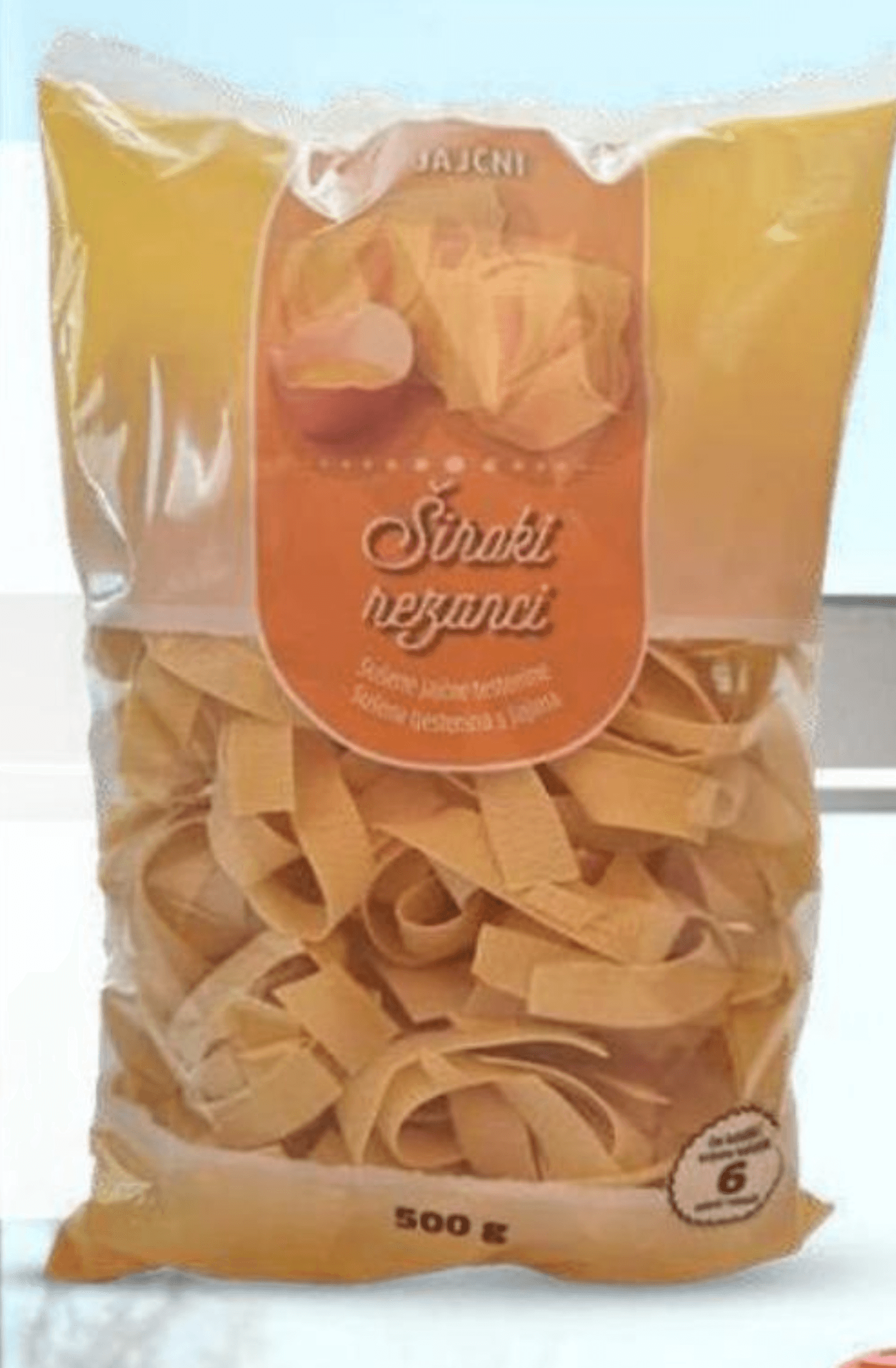 Široki jajčni rezanci 500 g