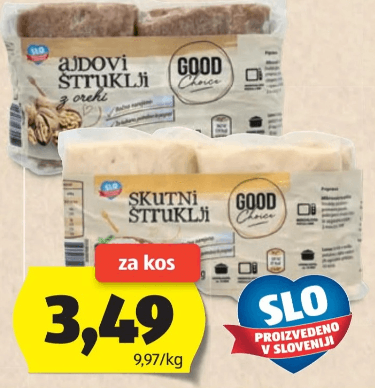GOOD CHOICE DOMAČI ŠTRUKLJI 350 g